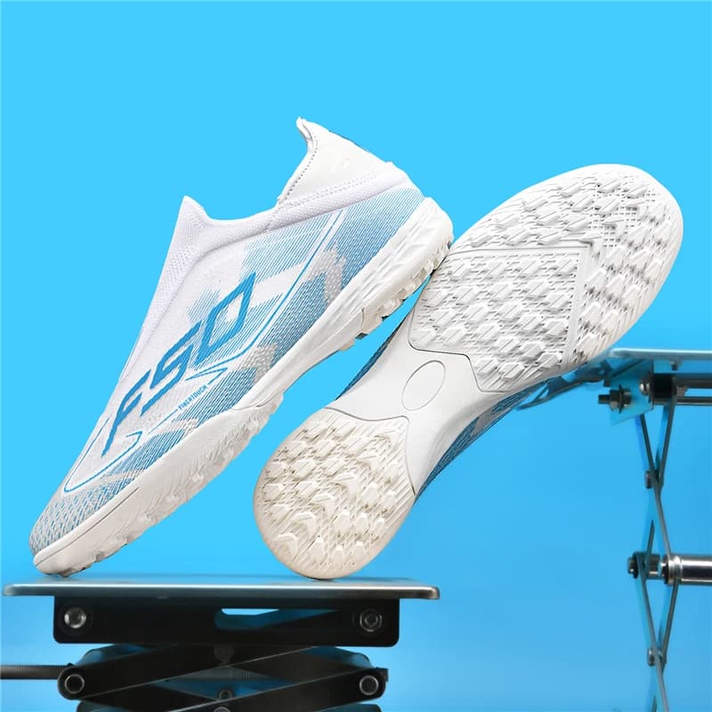 Nuove Scarpe da Calcio per Uomo, per Erba Naturale e Sintetica, Antiscivolo, Ultraleggere, Comode per Uso Indoor e Outdoor