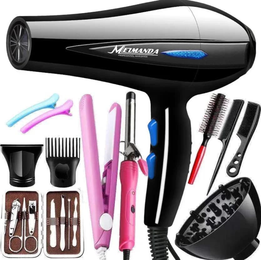 Professional Hair Dryer 1200W/2200W Gear Strong Power Hair Dryer Barbiere Hairdresser Tools of the Motor Show