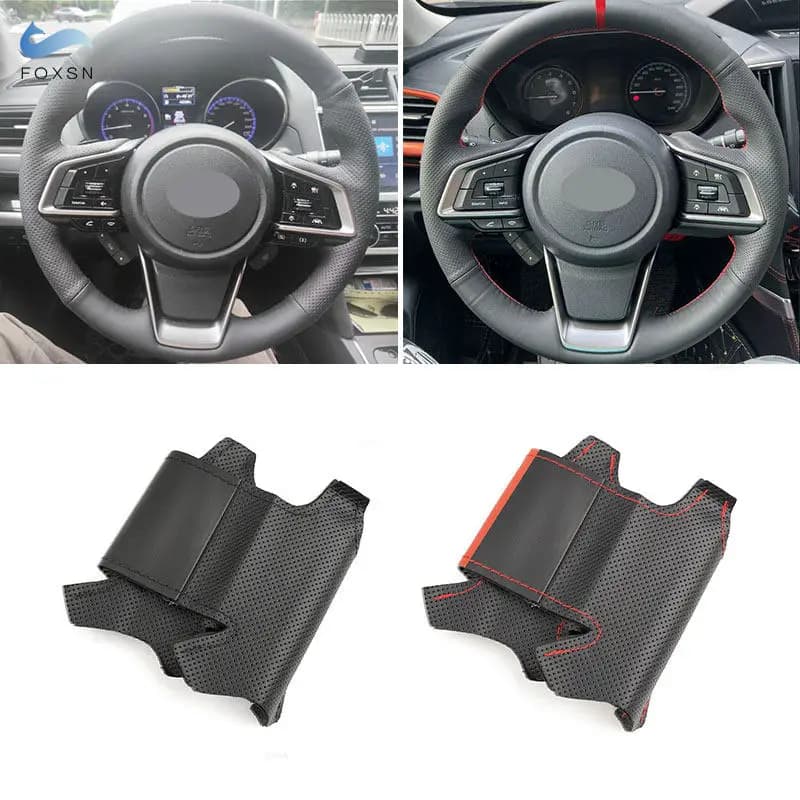 Hand sewing braces for Subaru Forester Ascent 2019 Crosstrek 2018 2019 Internal steering wheel for car