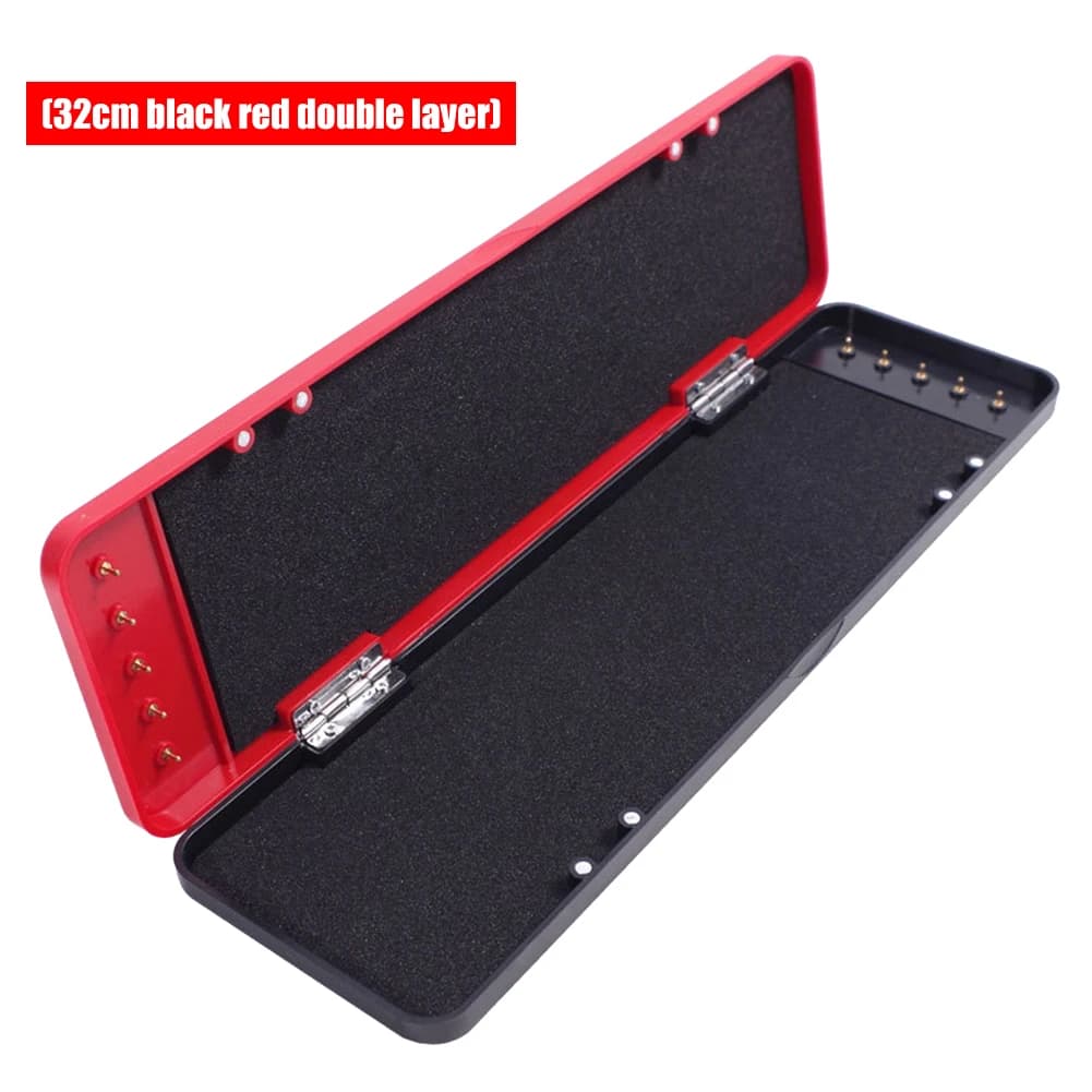 ABS Fishing Accessories Lure Rig Hook Boxes Double Layer Large-capacity Storage Fishing Tackle Box Organizer Case