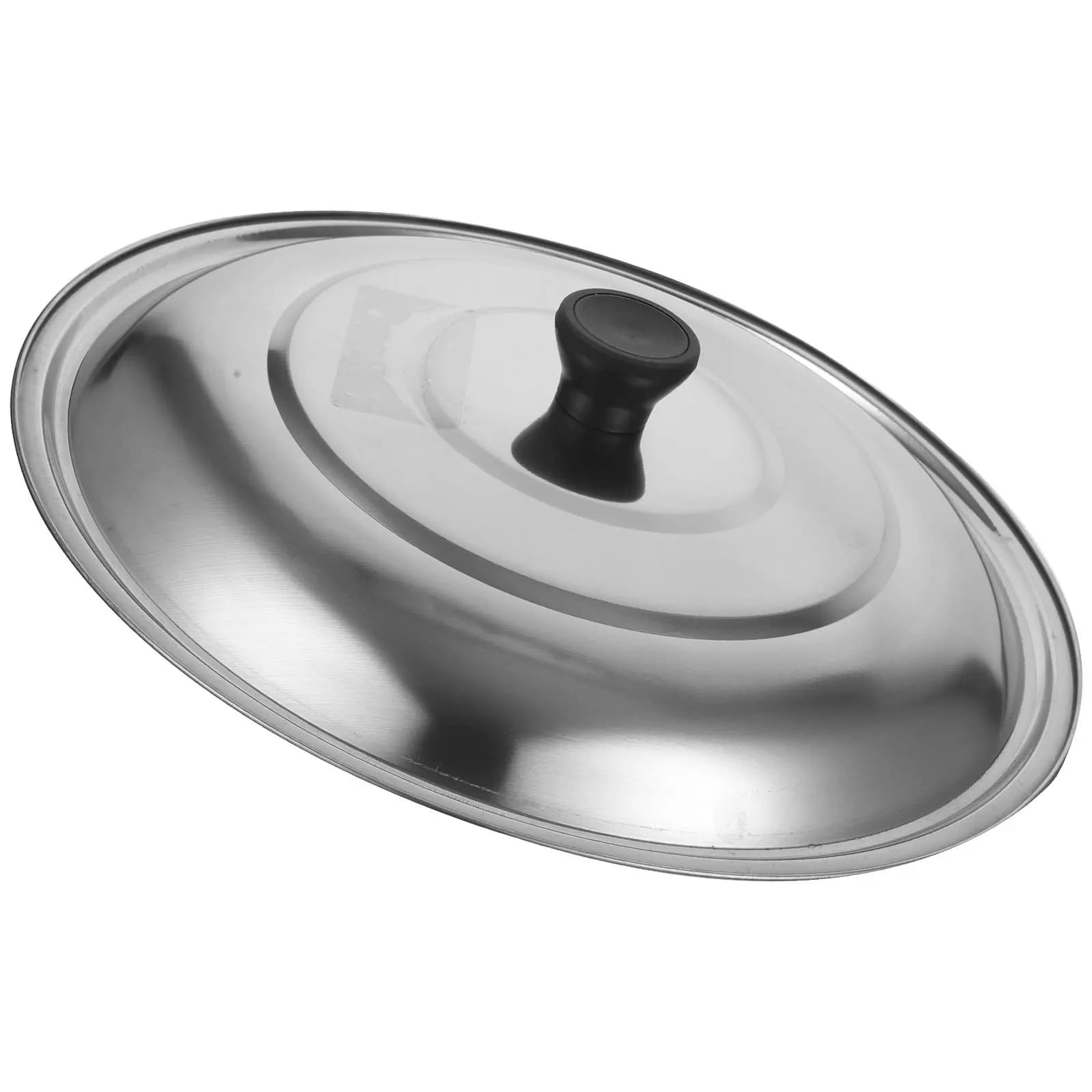 Coperchio per Pentole in Acciaio Inossidabile Resistente, Rotondo, Antigraffio, Lavabile in Lavastoviglie, con Impugnatura Ergonomica per Pentole, Padelle e Casseruole
