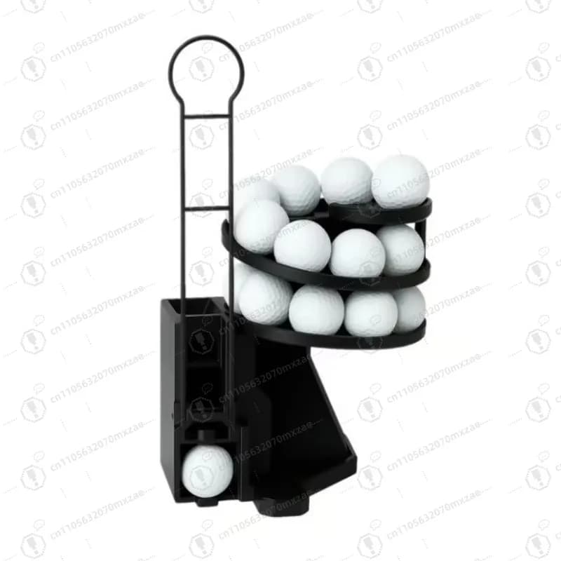 Artefatto per la pratica del golf domestico Macchina automatica da tavolo per palline Avvio con un solo pulsante + regalo per golfisti con ricarica automatica