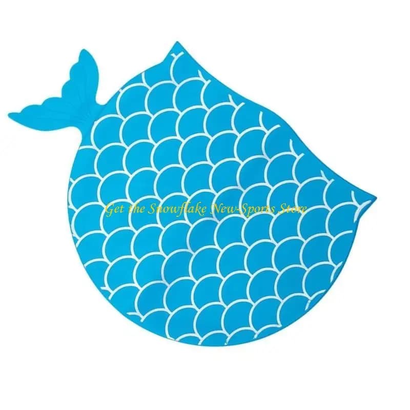 E56D Cappello da nuoto impermeabile in silicone elasticizzato per bambini Cartone animato per spiaggia