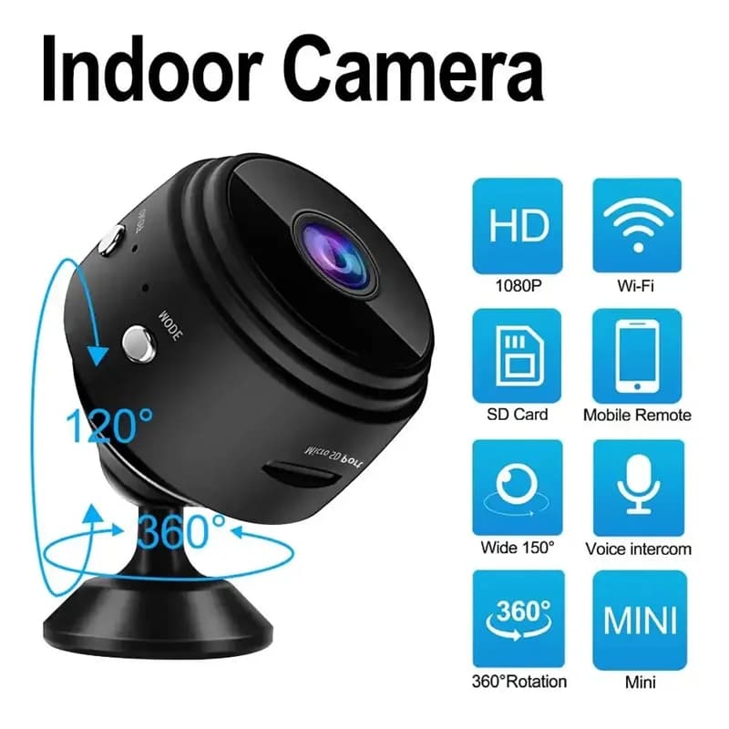 A9 Mini telecamera WiFi Registratore Monitoraggio della sicurezza Video wireless Mini telecamera Registratore Telecamera vocale Smart Home per neonati e P
