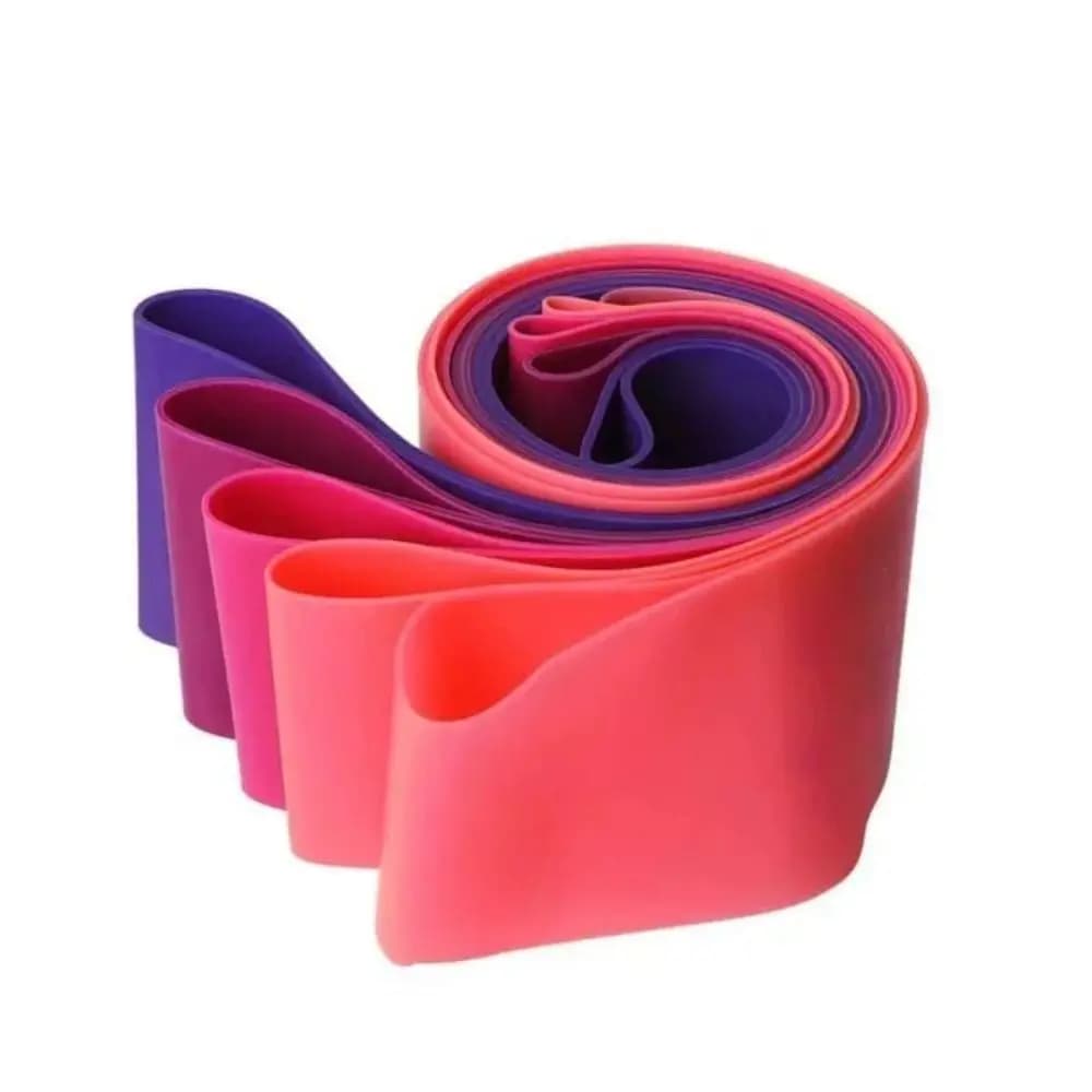 Fasce Elastiche per Esercizi a 5 Livelli di Resistenza, Fasce per Pilates Ispessite per Sollevamento Rapido dei Fianchi, Fasce di Resistenza in TPE per Modellamento