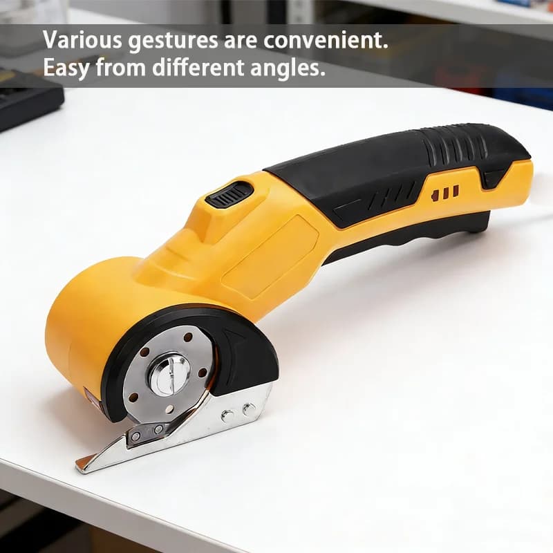 Taglierina per cartone con forbici elettriche a batteria ricaricabili per utensili elettrici per tagliatrice di tessuti in pelle e tessuti per tappeti