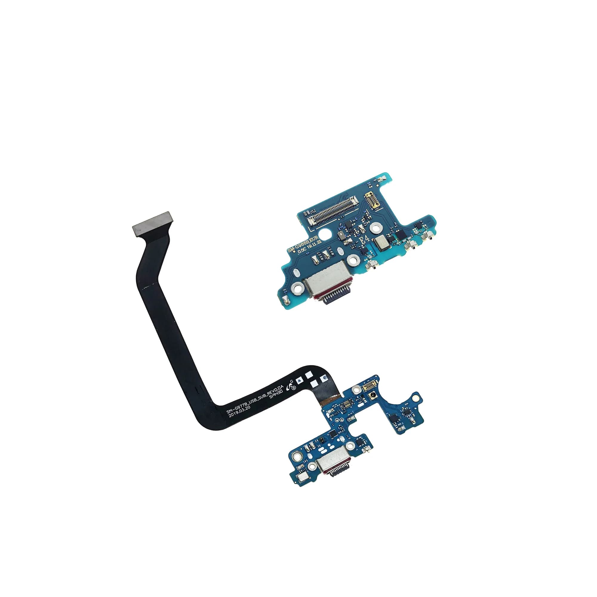 For Samsung S10 G977B S10Lite G770F S20 G981B S20FE S20Plus G986B S20Ultra Flexible charging cable USB charger port
