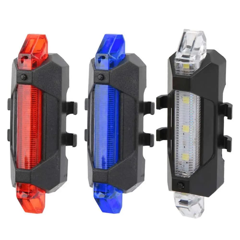 Carica USB luci per bici impermeabile Flash fanale posteriore fanale posteriore per bici Ciclismo Luz Bicicleta Mtb accessori per Ciclismo per biciclette