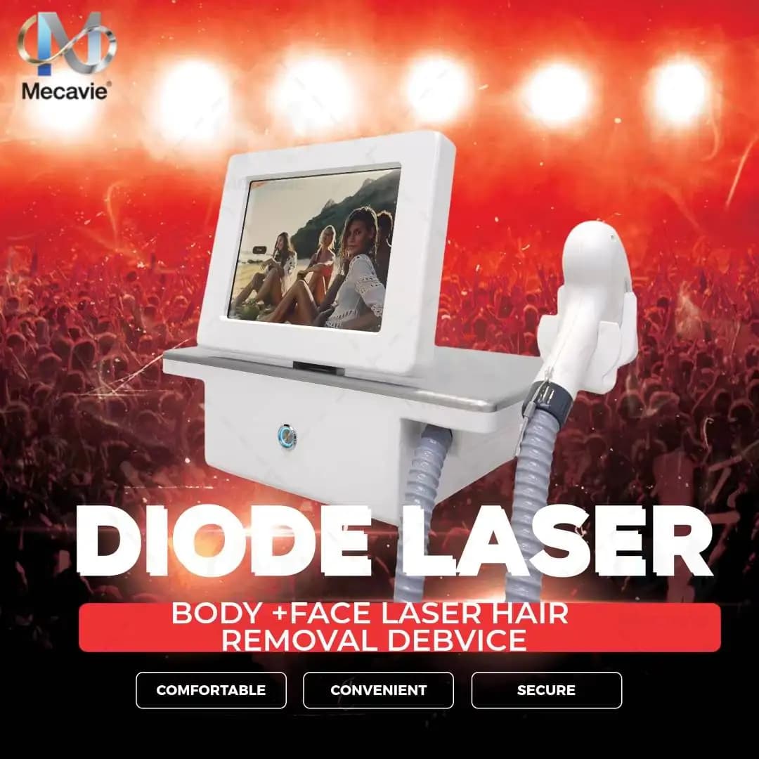 Mini Dispositivo Professionale per Epilazione Laser a Diodi 810nm, 4000W Alta Potenza, 755 808 940 1064nm, Indolore, Permanente, per Uso Domestico