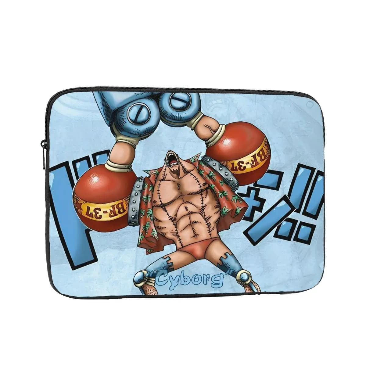 Custodia per laptop One Piece Franky, custodia per notebook da 10, 12, 13, 15, 17 pollici, custodia antiurto