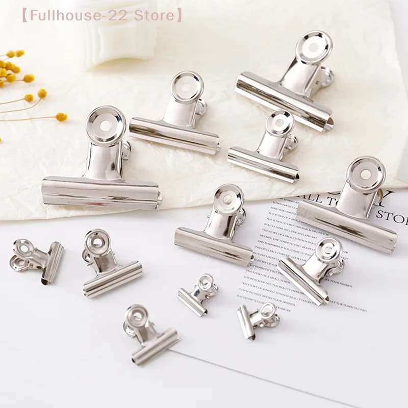 【MAX-22】10 clip per sigillare sacchetti per alimenti in acciaio inossidabile resistente - Clip multiuso riutilizzabili e a tenuta d'aria