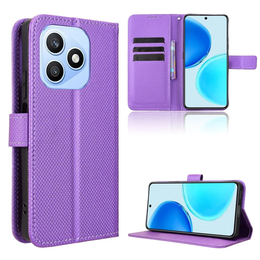 Custodia Protettiva in Pelle con Funzione Stand per Huawei Honor X8D 5G, Cover a Portafoglio con Slot per Carte per Honor X8D X 8D HonorX8D