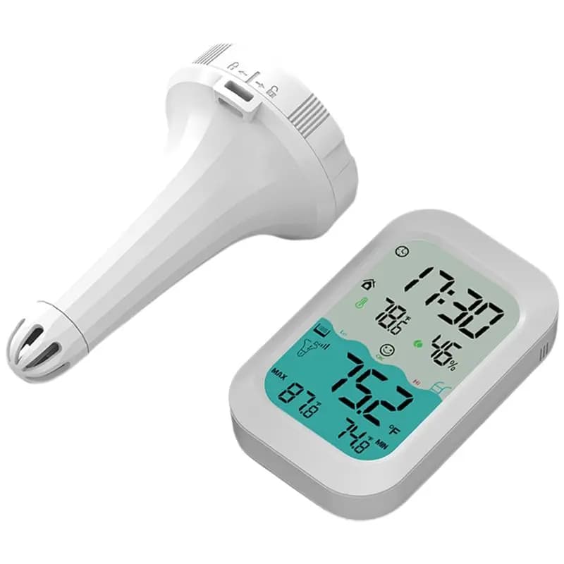 Wireless Thermometer for Swimming Pool AEE6 -20-60°C ° Water Cooling Thermometer Easy to read for Bathtub, Spa, Aquarium and Swimming Pools, Range 500 Feet