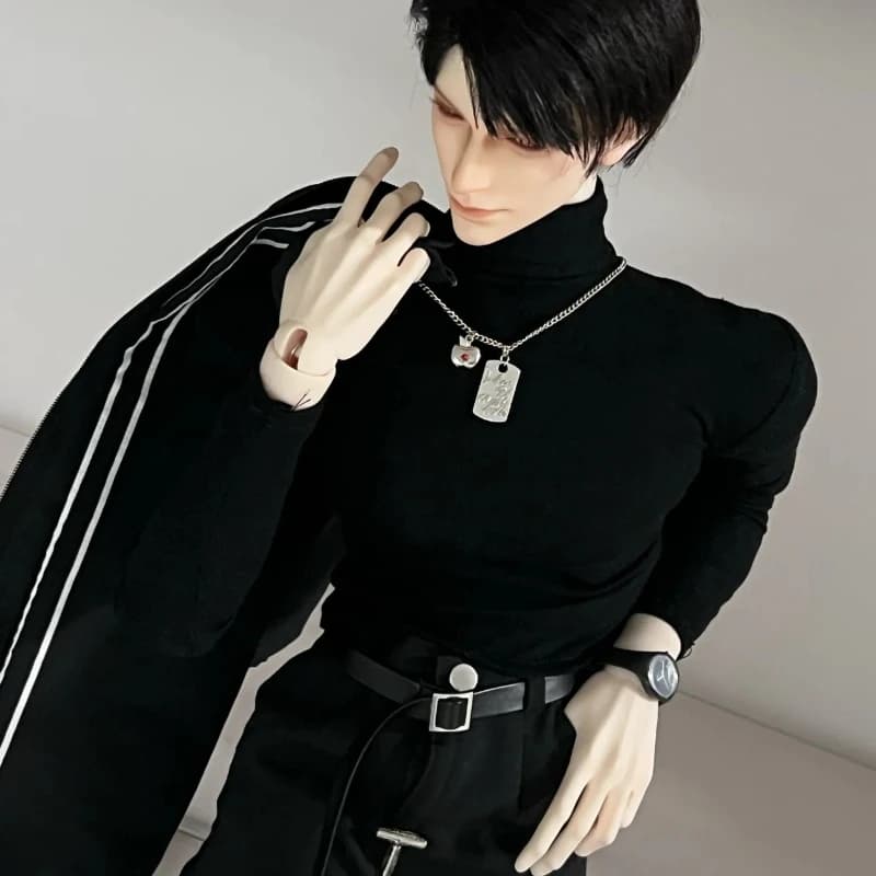 Vestiti per bambole per bambola Bjd 30/36/45/60/70/75 cm 1/3 1/4 1/5 1/6 camicia interna a collo alto vestire giocattoli accessori per bambole, nessuna bambola