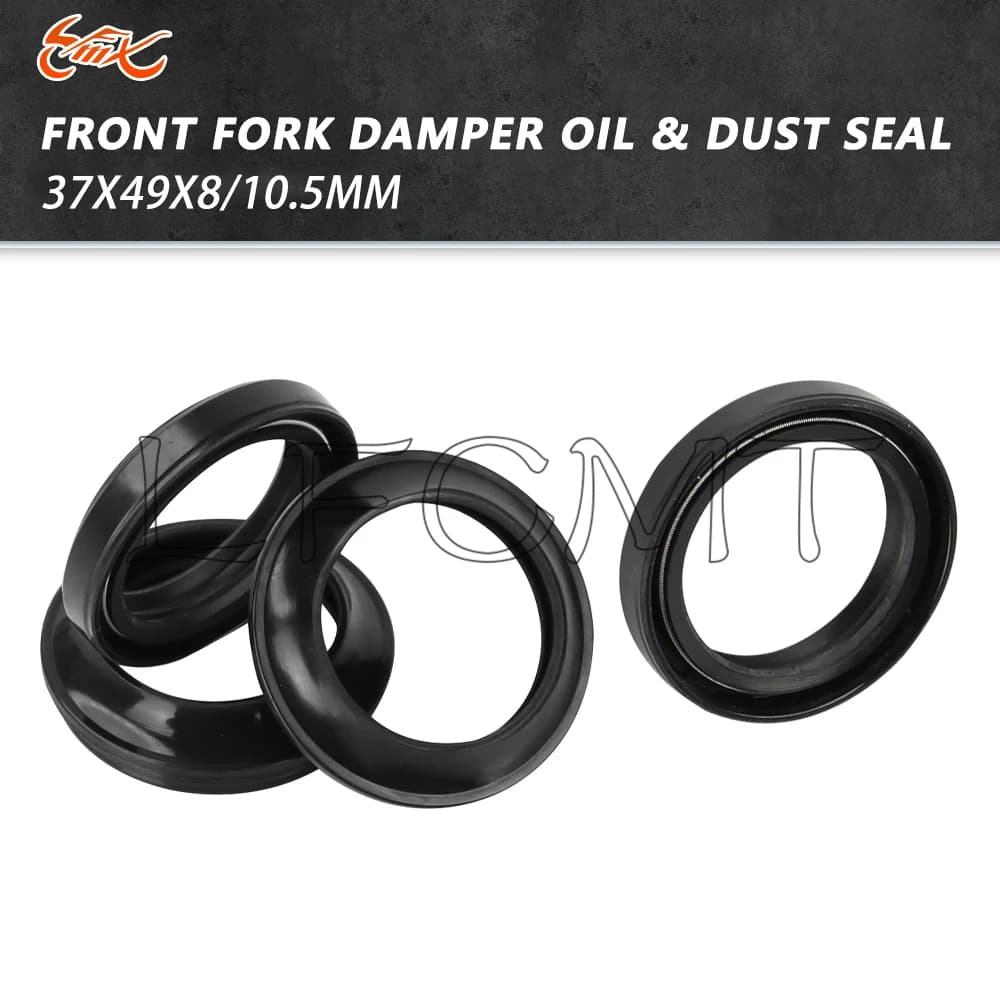 37x49x8/10.5 Front Fork Damper Oil Seal 37 49 Dust Seal Fit for Suzuki GS750S Katana GS1000 GS1100 GS1150 GS850G/GL GS500 E ES