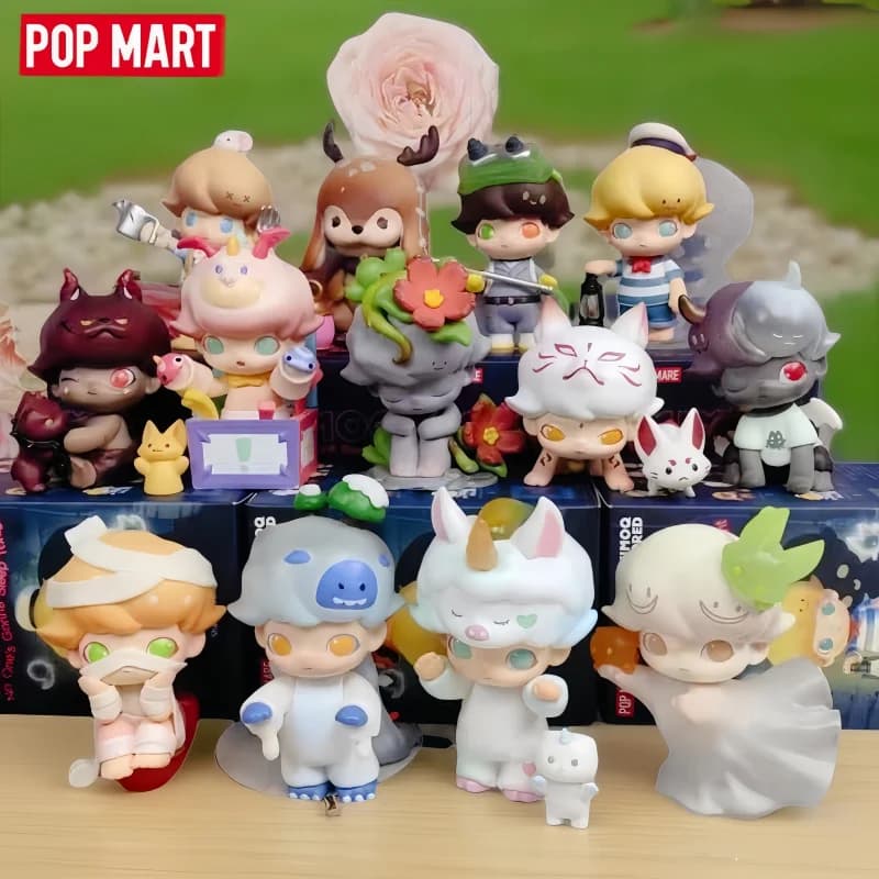 POP MART DIMOO No One's Gonna Sleep Tonight Series Blind Box Guess Bags Mystery Box Toys Mistery Caixa Action Figure Girls Gifts