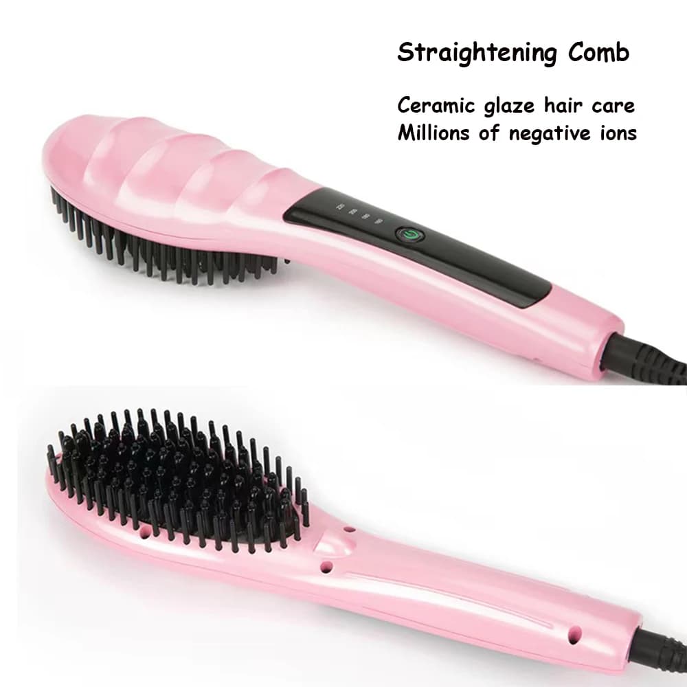 Electric brushes for curly hair, ironing comb, smoothing brush, hair curling, heating comb, hair styling tools and accessories