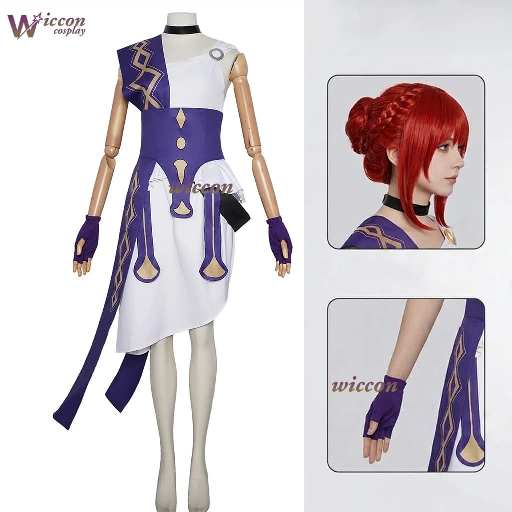 Costume cosplay Fate/Strange Fake Tiny Cherke per anime, spettacoli teatrali e giochi di ruolo - Outfit per feste di Halloween