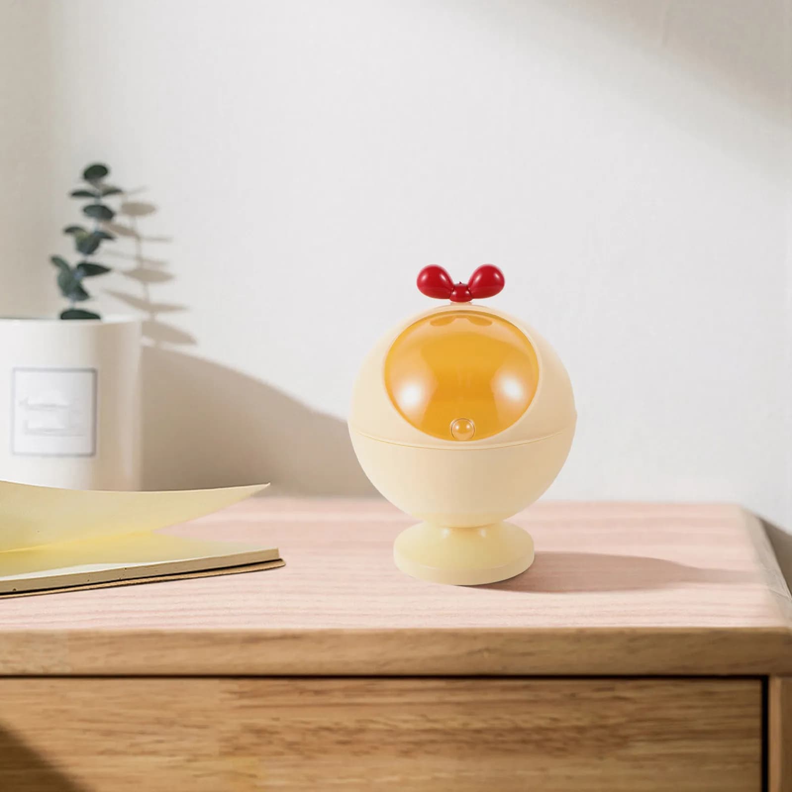 Contenitore Trasparente a Forma di Sfera per Caramelle, Organizer da Scrivania Carino per Gioielli e Accessori per Capelli