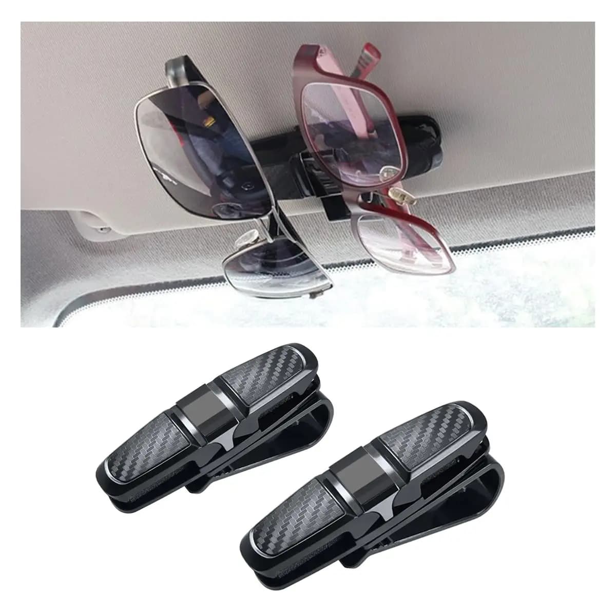 1pcs High Quality Glasses Clip Auto Car Sun Visor Glasses Bracket for Woman Men Glasses Holder Auto interior Accessories 2025