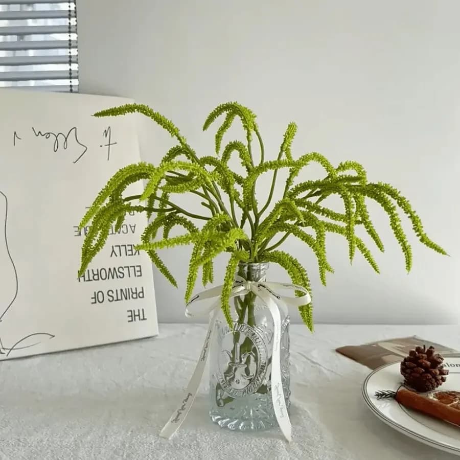 1/3/6pcs Large Artificial Fern Plant Branches Realistic Real Touch Artificial Asparagus Fern Handmade Elegant Boston Fern Leaves