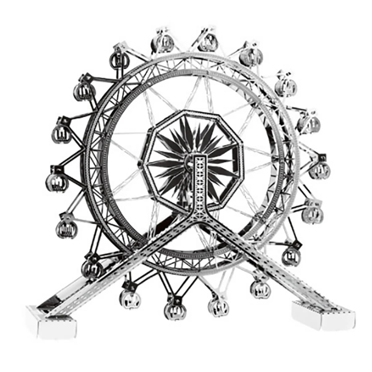 Tianjin Eye 3D Metal Puzzle Model Kit Laser Cutting DIY Puzzle Toy for Kids
