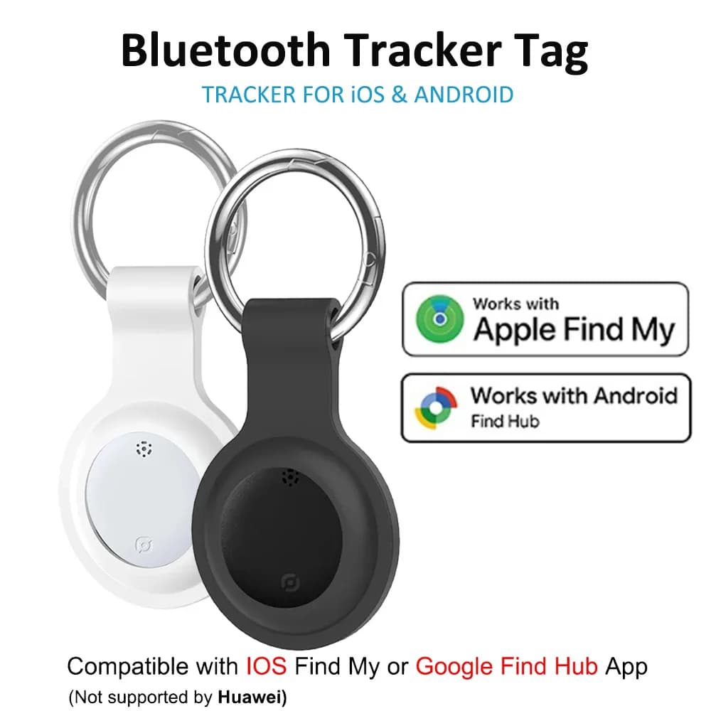 Tag di localizzazione Bluetooth per IOS o Android, Smart Tracker/Key Finder/Item Finder compatibile con l'app IOS e Google Find Hub