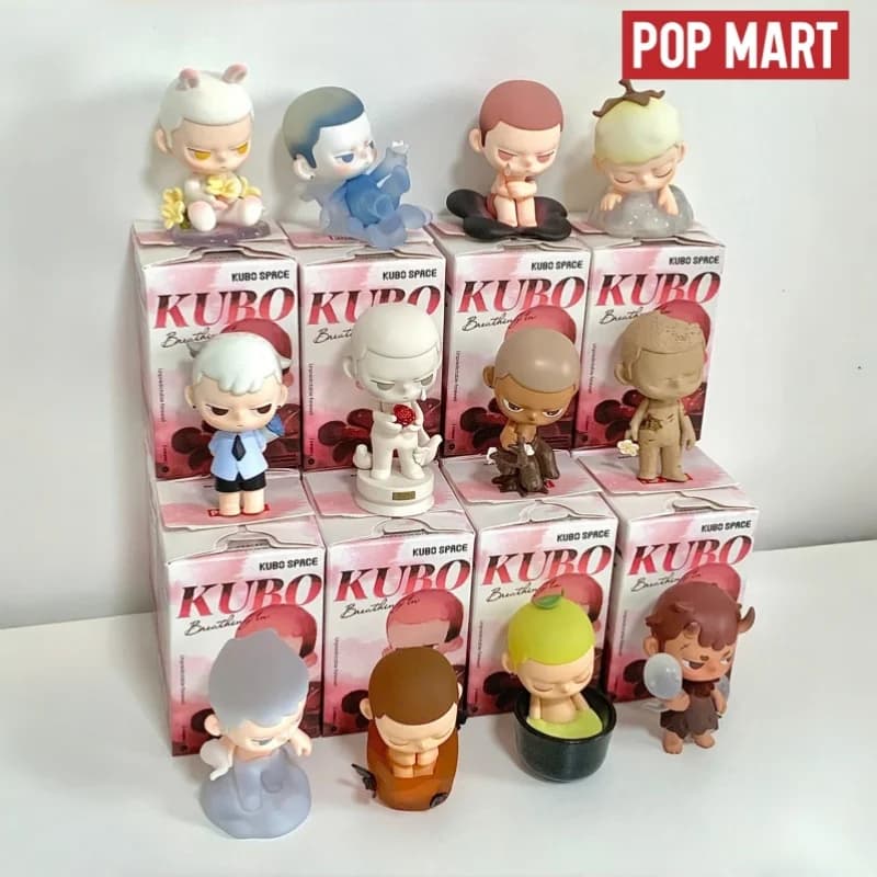 Originale Popmart Kubo Serie Sensore di Respirazione Blind Box Statuetta Personaggio Anime Decorazione da Scrivania Ornamento Regalo a Sorpresa