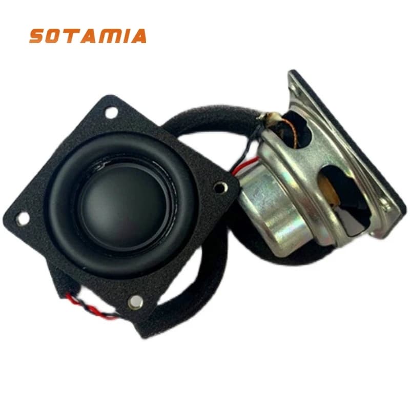 SOTAMIA 2 Pz 1.5 Pollici Portatile Gamma Completa Altoparlante 40mm 4 Ohm 5 W HIFI Altoparlante Suono Musica Altoparlante FAI DA TE Bluetooth cassa di risonanza