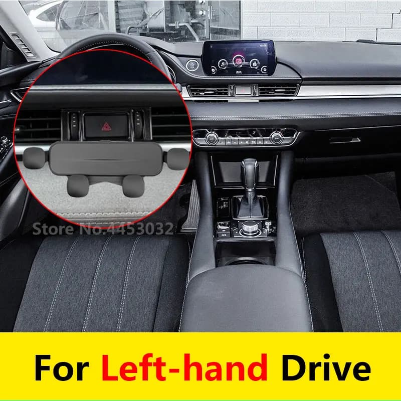 Car Phone Holder With Special Base For Mazda 6 Atenza Year 2020 To 2022 Car Mount 360°Rotation GPS Support Accessoriess