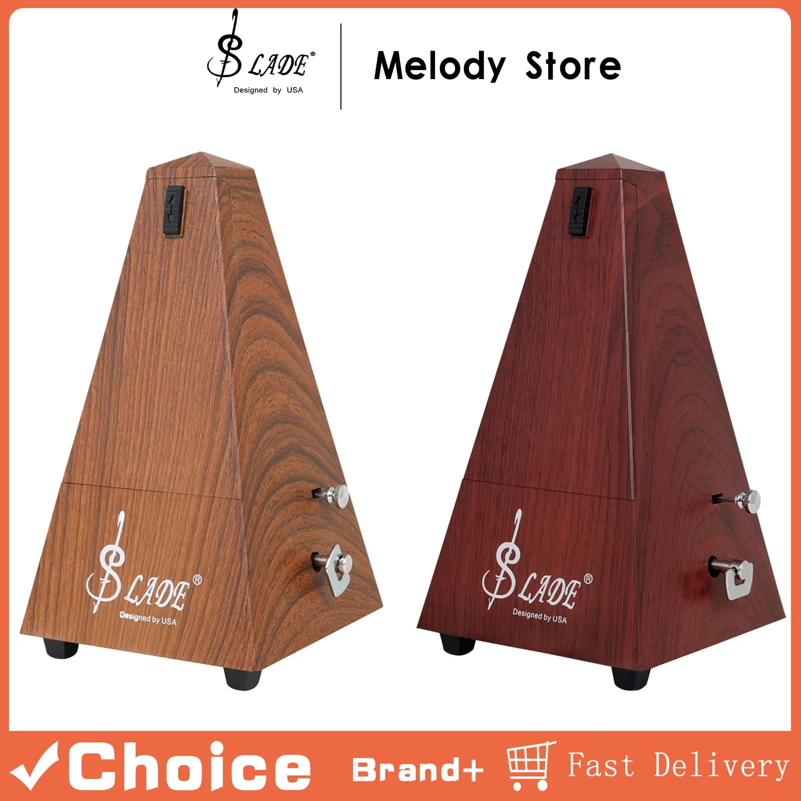 Metronomo Meccanico Universale Professionale a Torre per Chitarra, Ukulele, Pianoforte - Strumento Musicale per il Ritmo