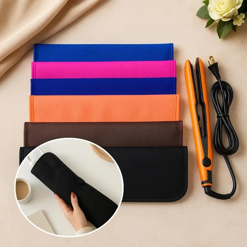 Anti-Calore Portable Carpet Heat Resistant for Hair Plate, Iron Hairpins, Prevents Warning, Styling Accessories