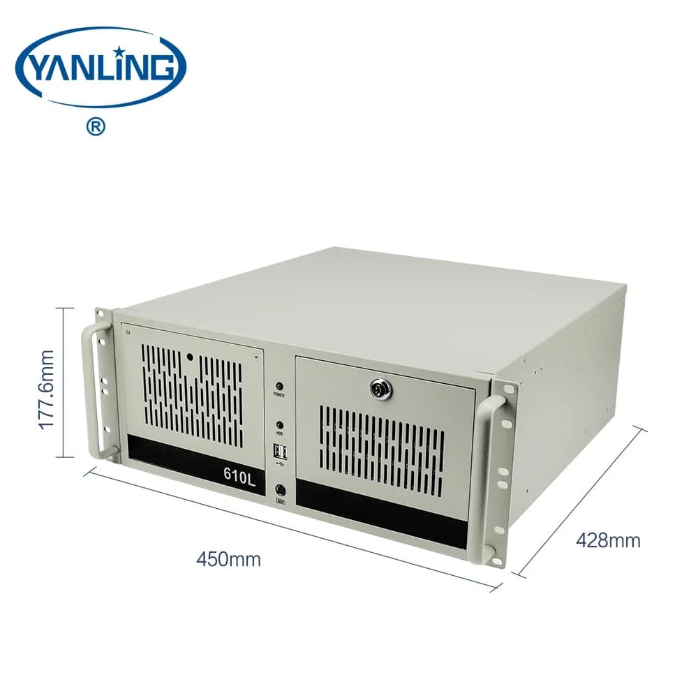Hot Sale NVR 4U Rack Server H110 I3 6100 Chipset Core I3 I5 I7 CPU NAS Storage Support 3*3.5'' SSD/HDD