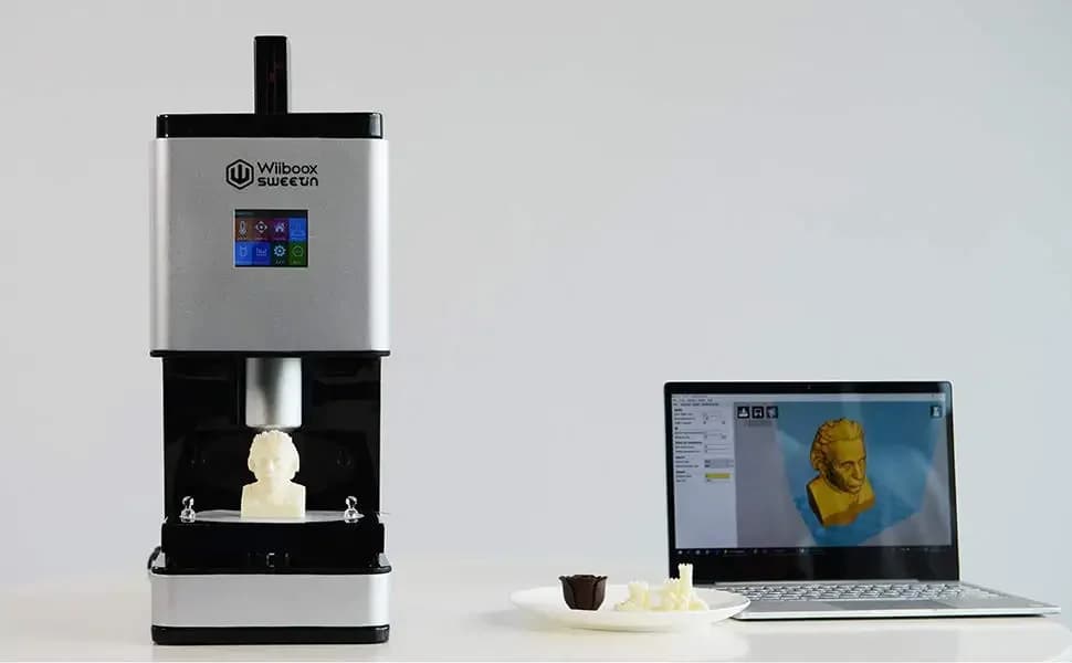 2025 Fashion Design 3D Chocolate Printing DIY High Speed Rapid Prototyping Professional 3D Food Chocolate Printer