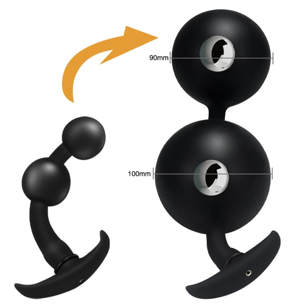 Wearable Anal Plug Inflate Big Buttplug Dildo Sex Toys For Women/Men Masturbators 18 Anal Toys Vaginal Anus Ball Bead Vibrating