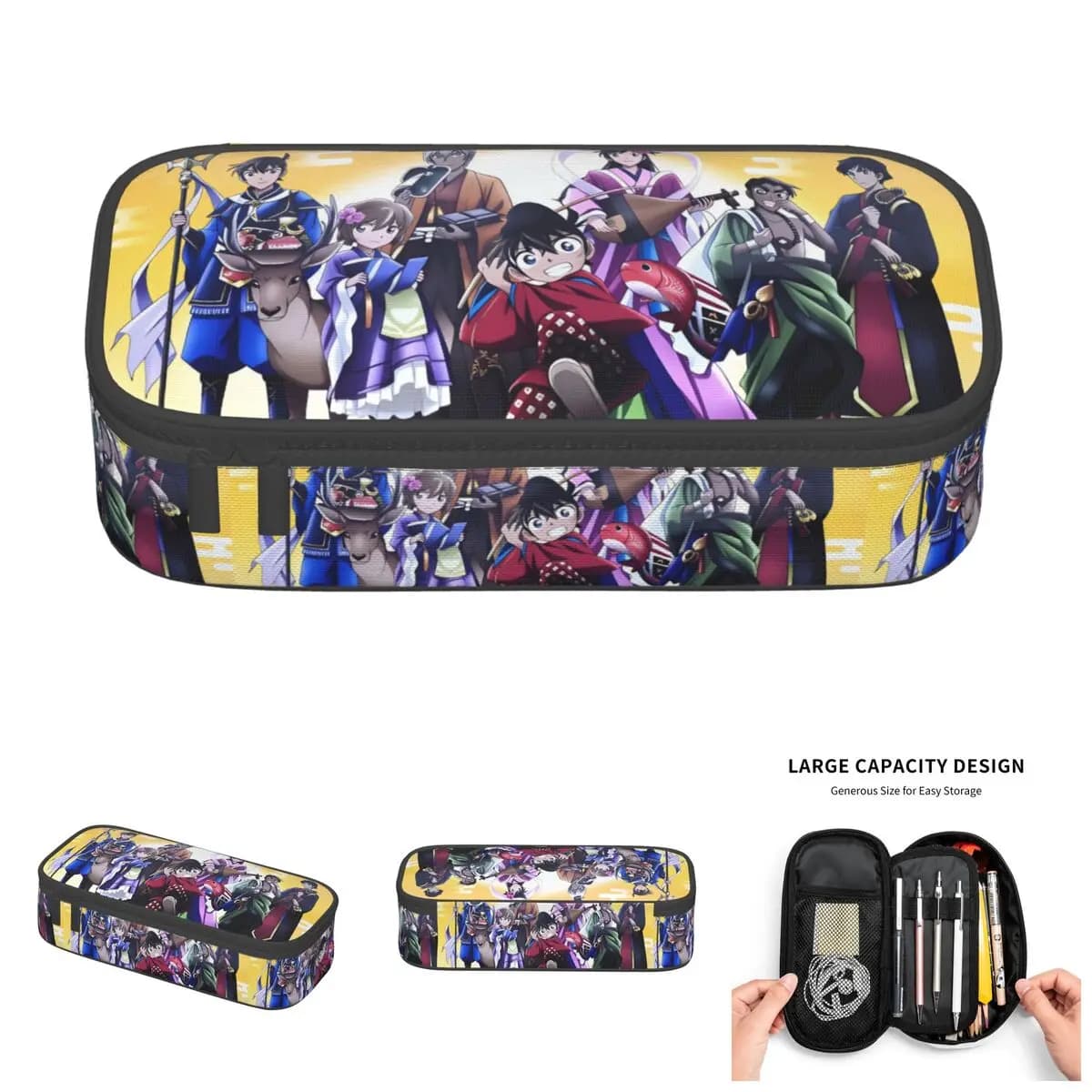 Astuccio Heiji Hattori Detective Conan Edogawa per Shinichi Kudo, Ran Mouri, Toru Amuro, Kazuha Toyama - Porta Penne e Accessori