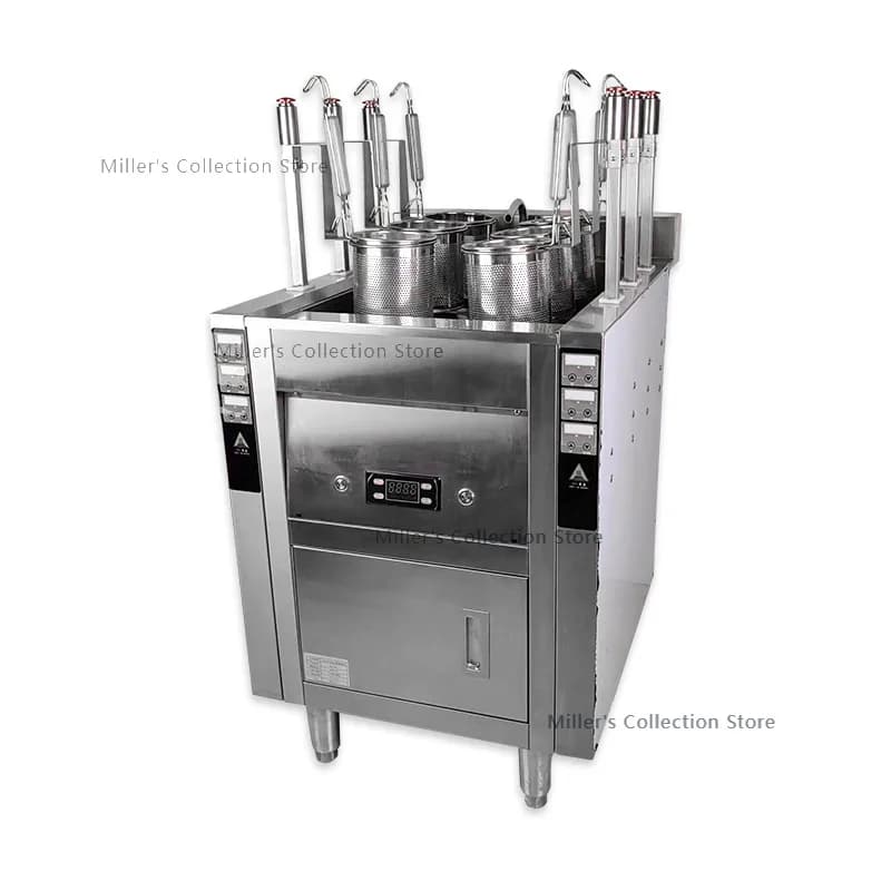 Efficienza di cottura rapida Caldaia per pasta in acciaio inossidabile Macchinari efficienti per la lavorazione degli alimenti per la cottura di pasta e gnocchi