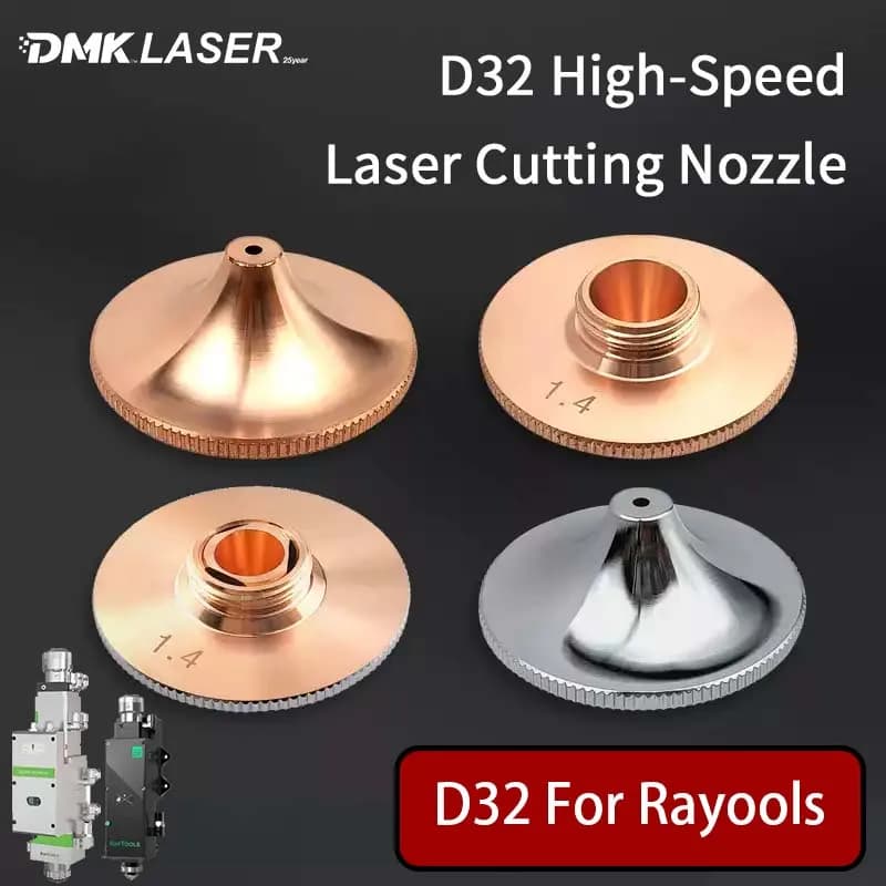 D32 High Speed Laser Cutting Nozzle D32M14H15 Copper Nozzle For Raytools HSG Bodor Laser Cutting Head Cutter Machine Accessories