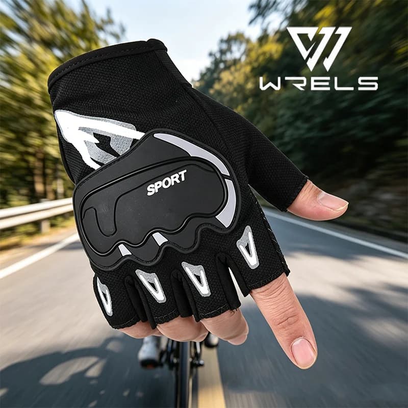 Sport Half Finger Gloves Unisex Cycling None Slip Bicycle Riding Tactical Gloves Breathable Outdoor Motocycle Gym Gloves
