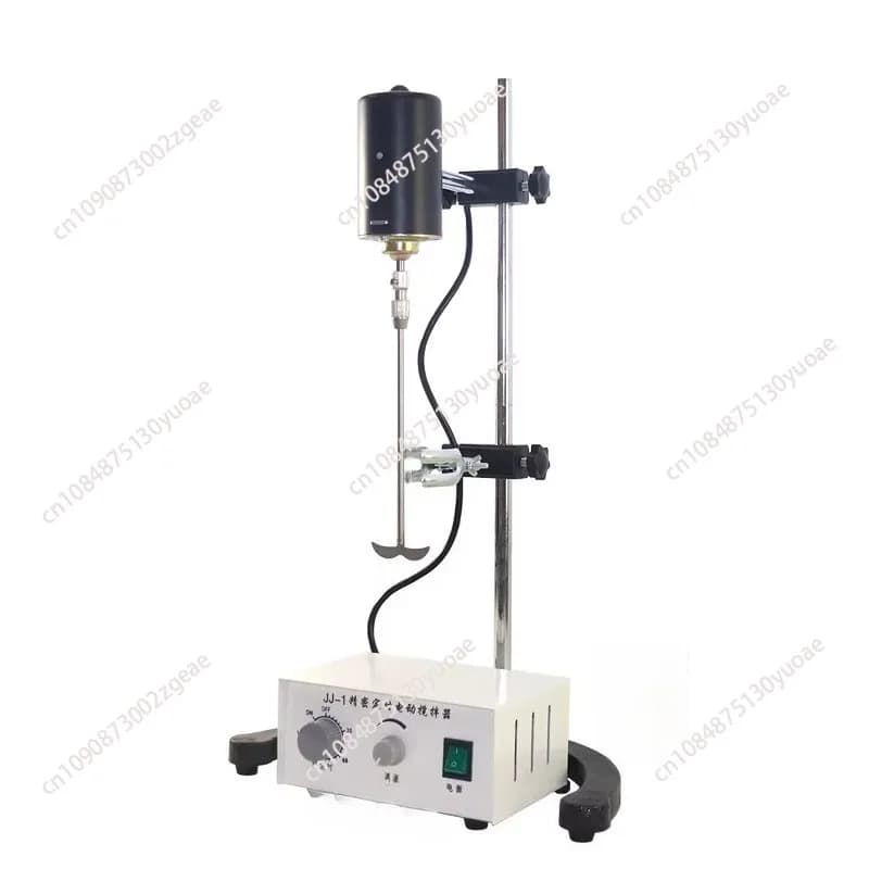 Agitatore Elettrico da Laboratorio 0-3000rpm, Miscelatore per Liquidi con Timer Regolabile, Agitatore da Laboratorio, Mixer Overhead