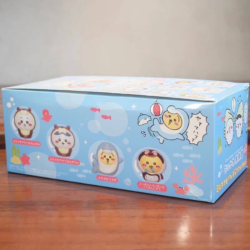Chiikawa Mini Figure Toy Set Cute Kawaii Bambole da collezione Usagi Hachiware Chiikawa Delfino Calamari Pinguino Anime Decorazione regalo
