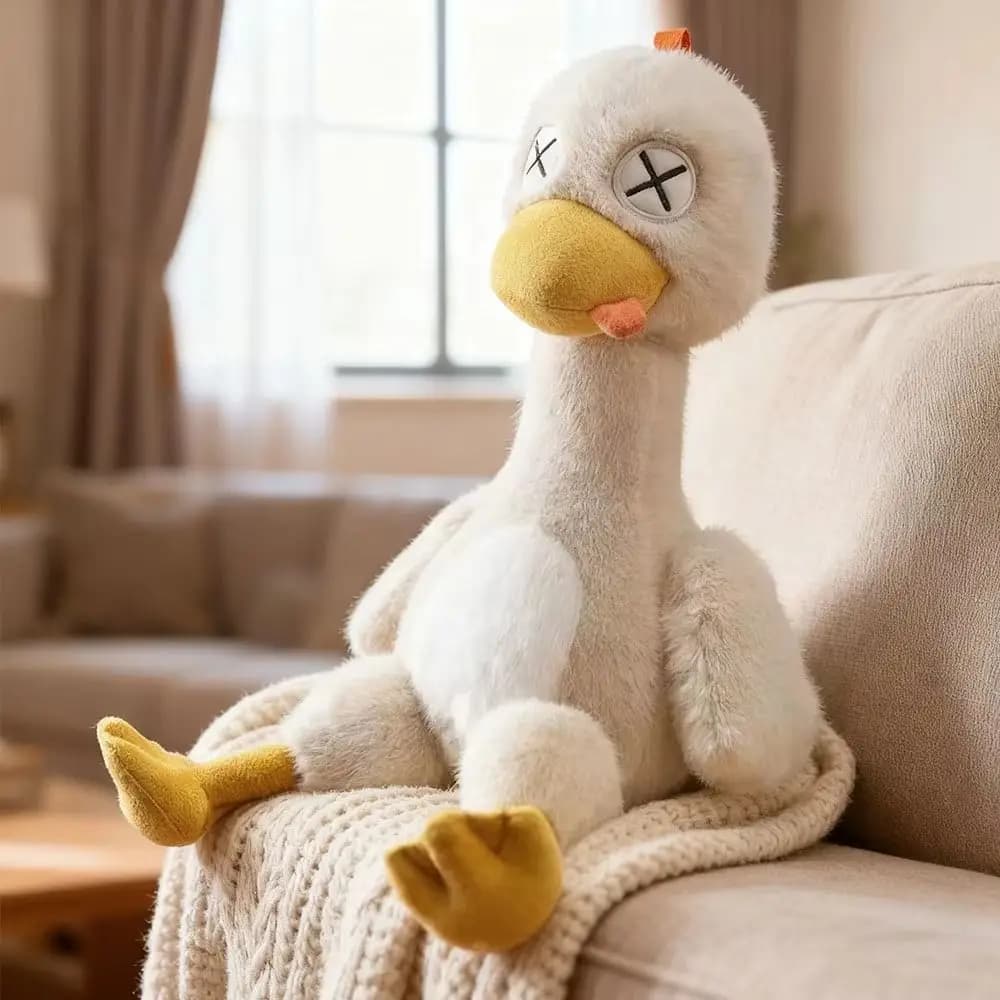 Nuovo magnetico staccabile acqua salata simulazione anatra morbida peluche bambola anatra peluche decorazione della casa ornamenti