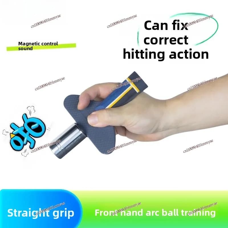 Suono di controllo magnetico tennis da tavolo altalena power trainer arco palla allenamento in acciaio inossidabile