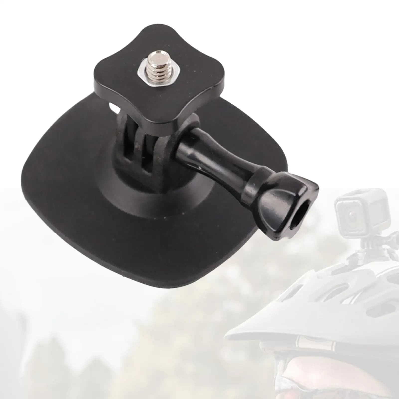 Supporto Adesivo per Fotocamera Sportiva, Accessorio per Casco, Attacco Sicuro Regolabile per Avventure all'Aperto