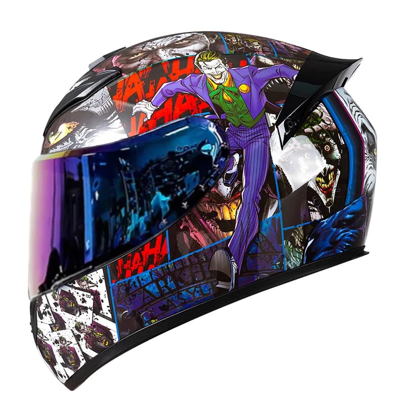 Casco Integrale Unisex per Moto Certificato DOT, Casco di Sicurezza per Motocicletta e Scooter, Casco Modulare