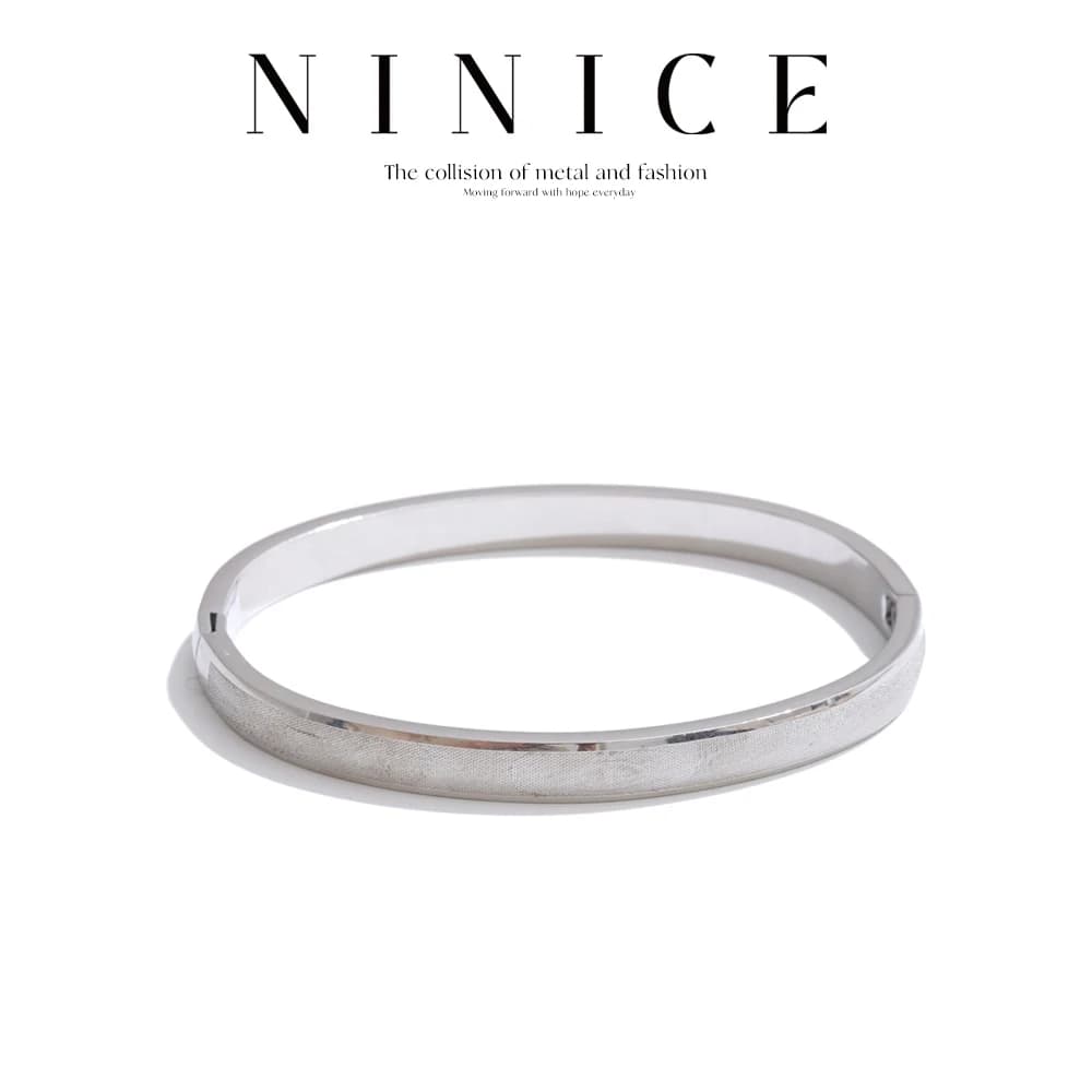 NiNice Stainless Steel Bracelets Jewellery Woman Simple Stylish Design Waterproof Classic Jewelry Gifts New Wholesale 60mm