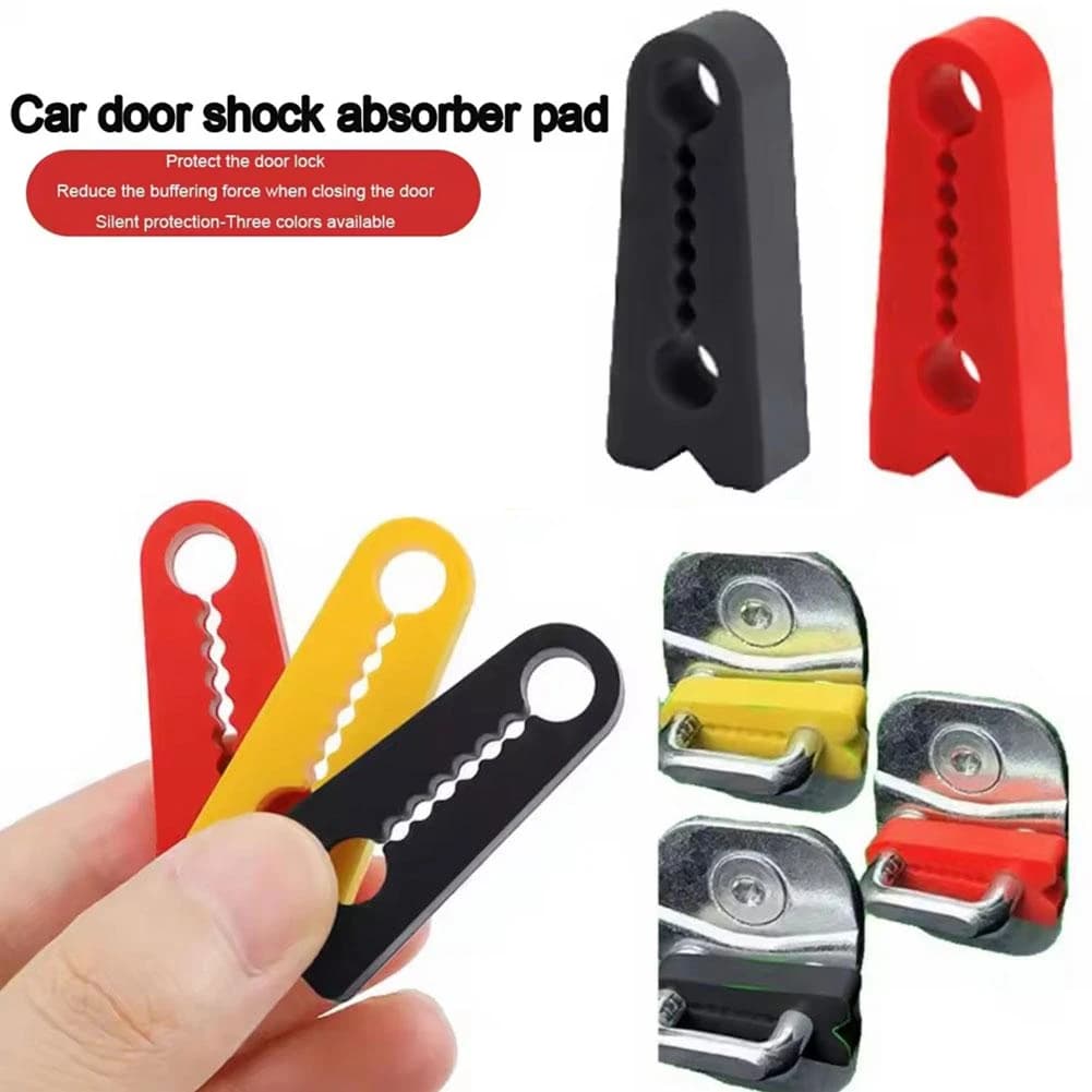 4 Pezzi Tappi Antiurto per Portiere Auto, Cuscinetti Ammortizzanti per Ridurre il Rumore, Protezioni in Silicone per Serrature Porta