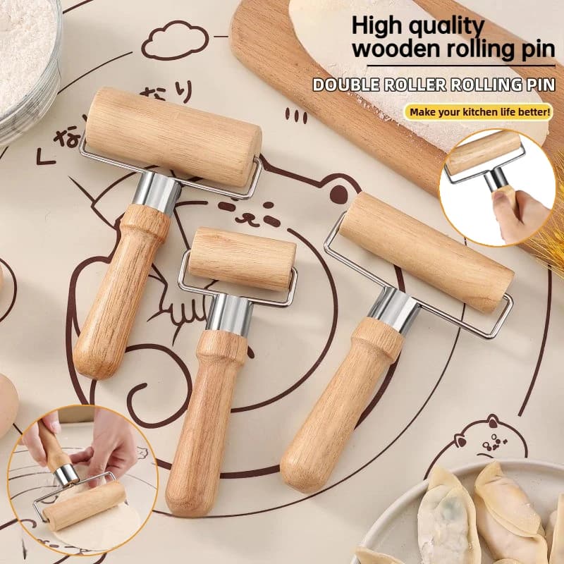 Nuovo Rullo per Pasta in Legno, Facile da Usare, Liscio, per Stendere Croste Uniformi/Pizza/Altri Utensili da Forno