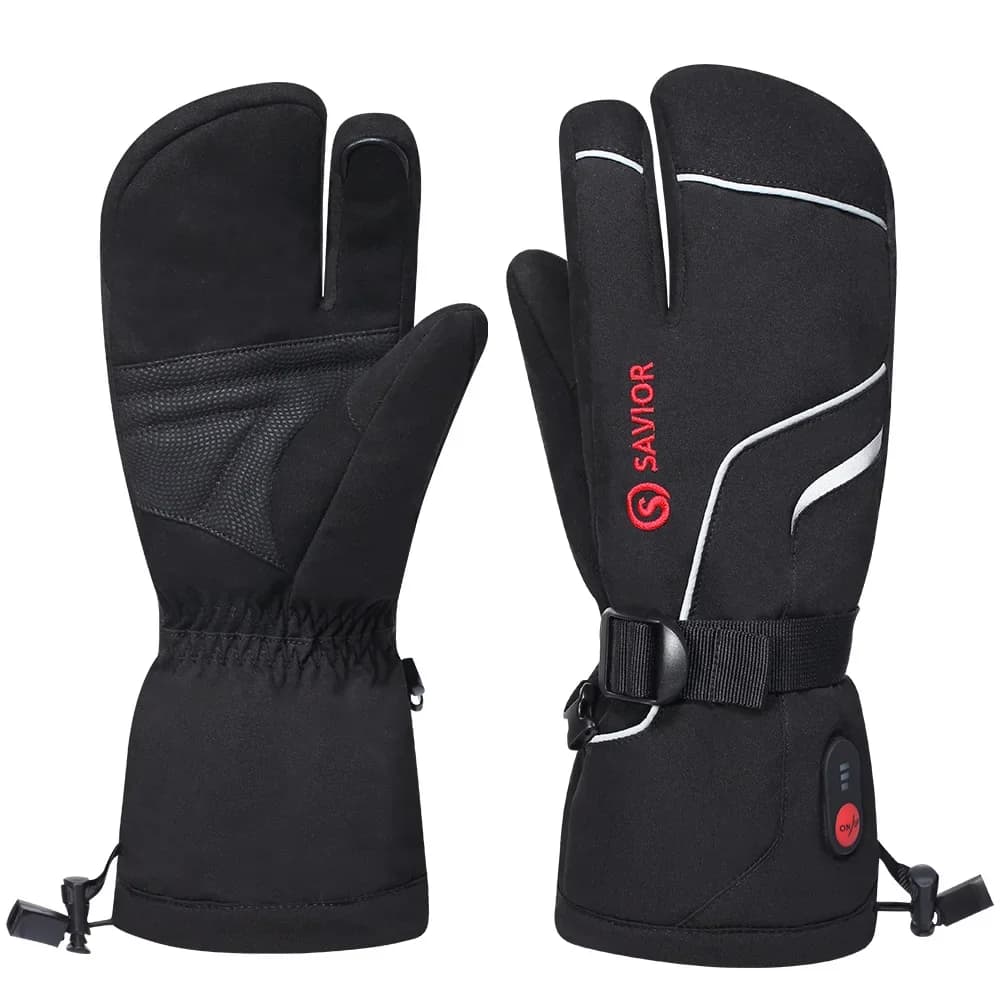 Magazzino all'estero Snowboard all'aperto Sci Caccia Moto Ciclismo Uso domestico Guanti riscaldati elettrici USB ricaricabili