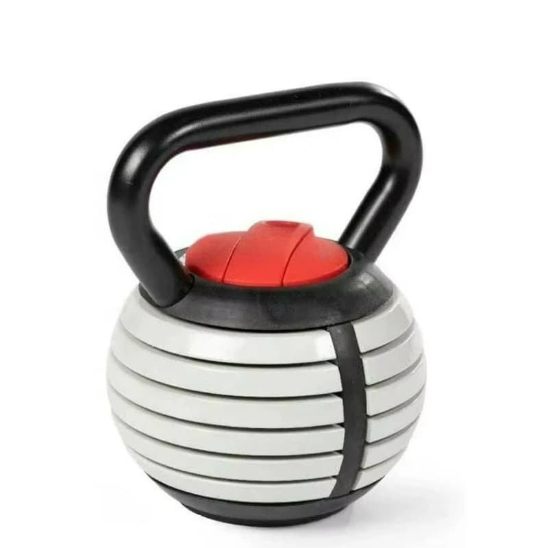Kettlebell adjustable with integrated weight combination and sturdy frame for strength and fitness training for the whole body